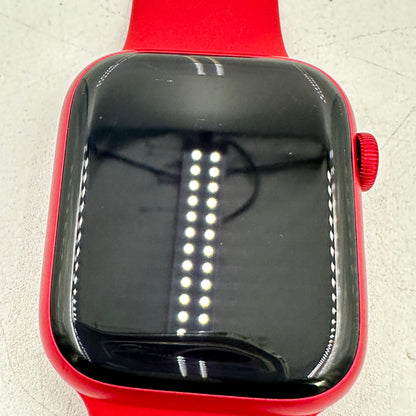GPS Only Apple Watch Series 9 45MM Red Aluminum A2980 & Sports Band