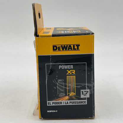 New DeWalt DCBP034-2 20V MAX XR PowerStack Battery - 2 Pack