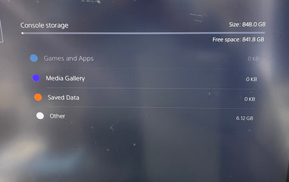 Sony PlayStation 5 Slim Disc Edition PS5 1TB White Console CFI-2015