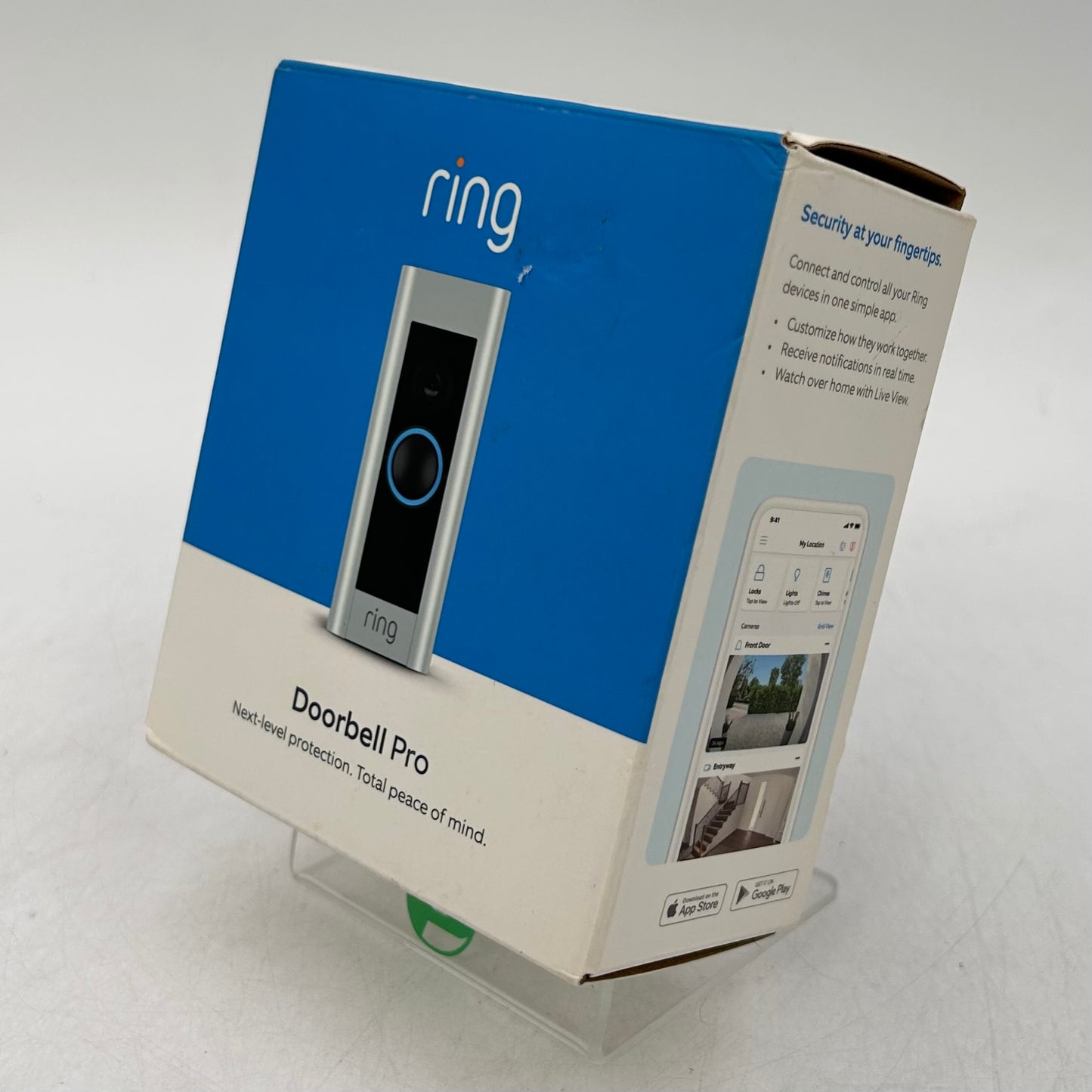 New Ring Doorbell Pro HD Video Smart Wi-Fi Wired