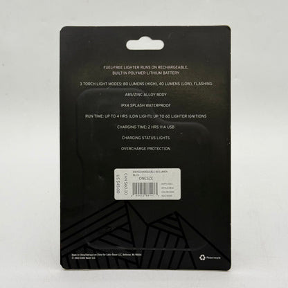 Eddie Bauer Rechargeable 80 Lumen Electric Lighter / Torch