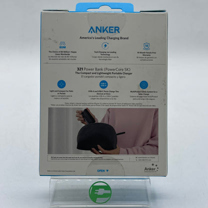 New Anker 321 Power Bank Pocket Sized 5K Power Bank A1112