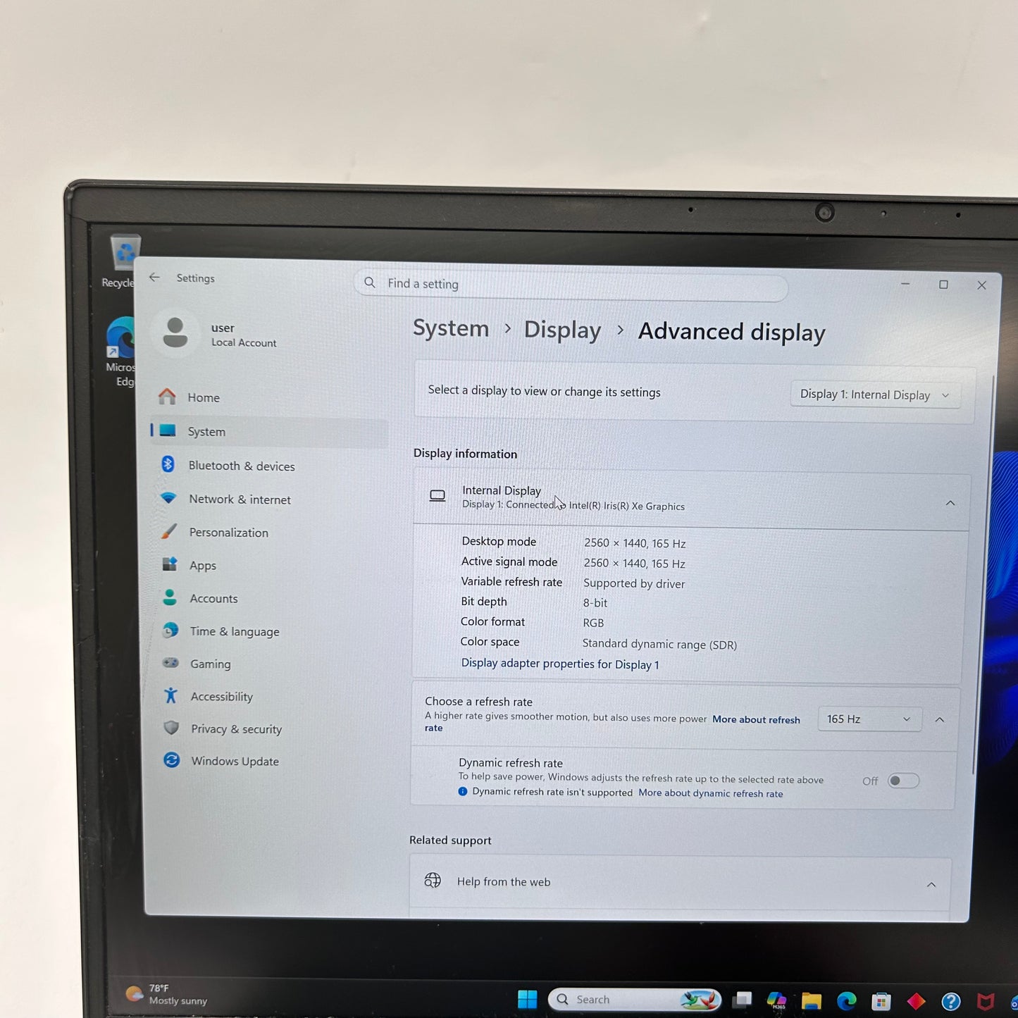HP Omen 16-K0033DX 16" i9-12900H 2.5GHz 16GB RAM 1TB SSD GeForce RTX 3060