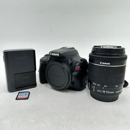 Canon EOS Rebel SL1 18.0MP Digital SLR Camera 5775 SC W/ EFS 18-55mm Lens Kit