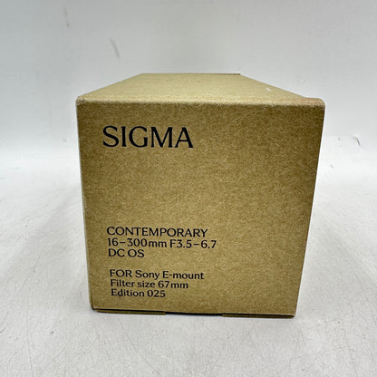 New Sigma Contemporary Lens 16-300mm f/3.5-6.7 DC OS For Sony E-Mount