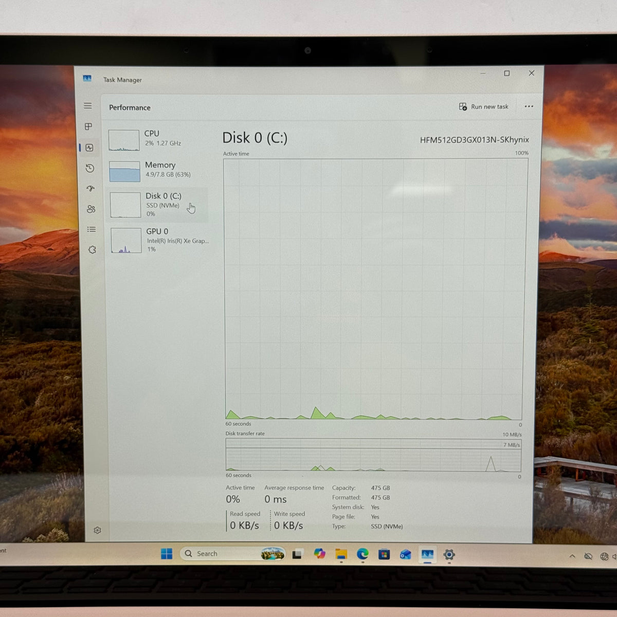 Microsoft Surface Laptop 5 1951 13.5" i5-1235U 2.5GHz 8GB RAM 512GB SSD