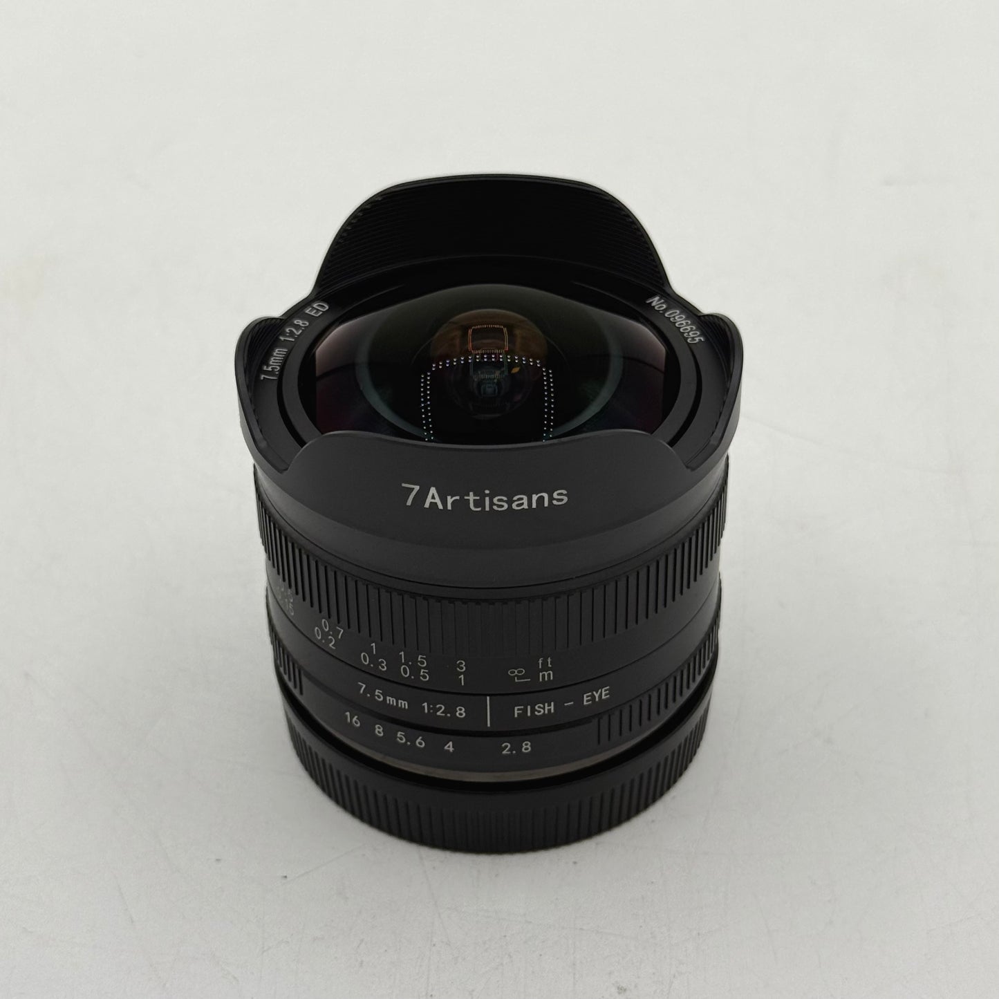 7Artisans Fisheye Prime Lens 7.5mm f/2.8 ED For Canon EF-M Mount