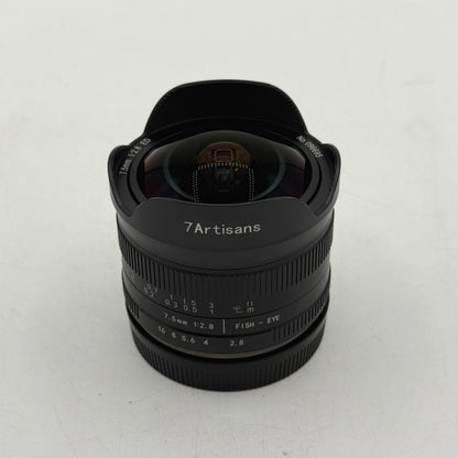 7Artisans Fisheye Prime Lens 7.5mm f/2.8 ED For Canon EF-M Mount