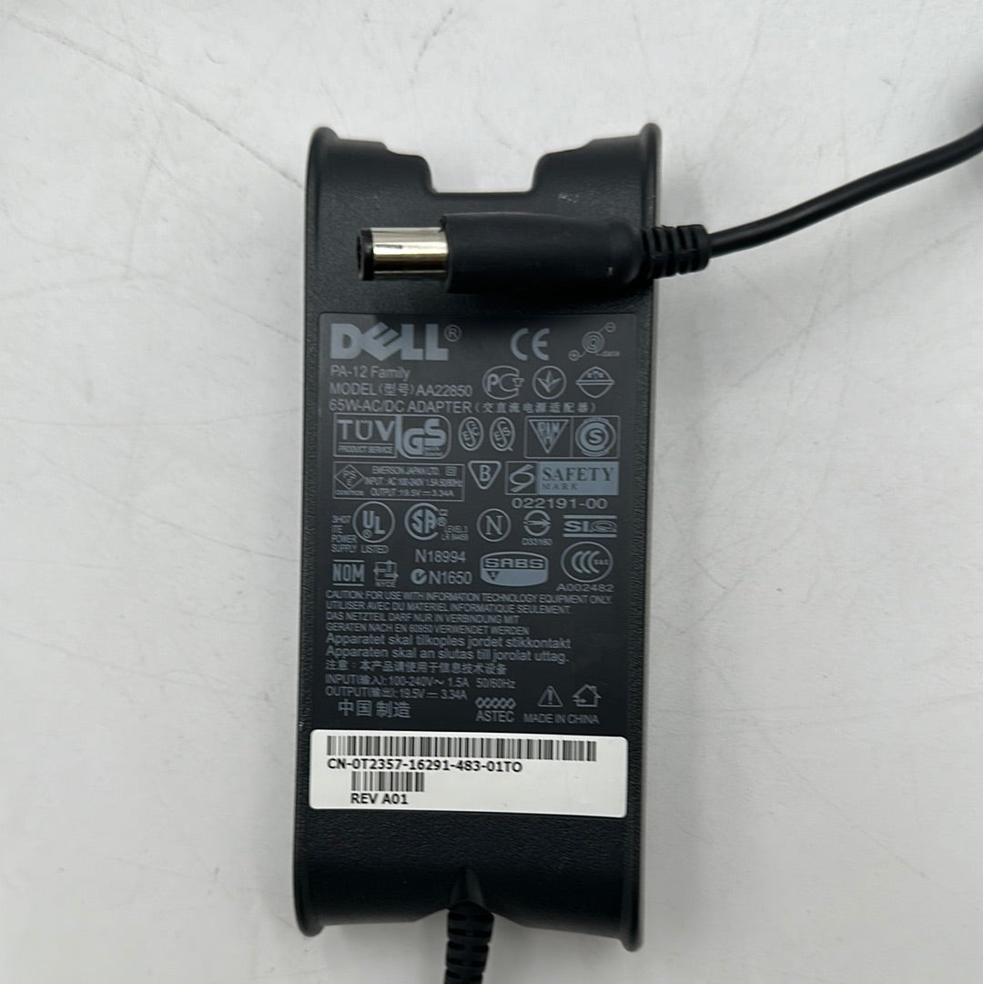 AC ADAPTER Charger Power Cord for Dell AA22850 65W HA65NS1-00 PA 12