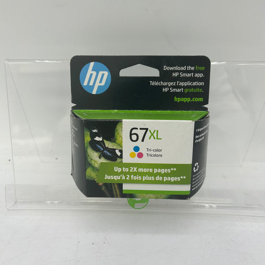 New HP 67XL 3YM58AN Tri-color Ink Cartridge