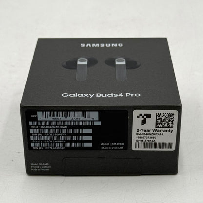New Samsung Galaxy Buds4 Pro SM-R640 Noise Cancelling Wireless Bluetooth Earbuds
