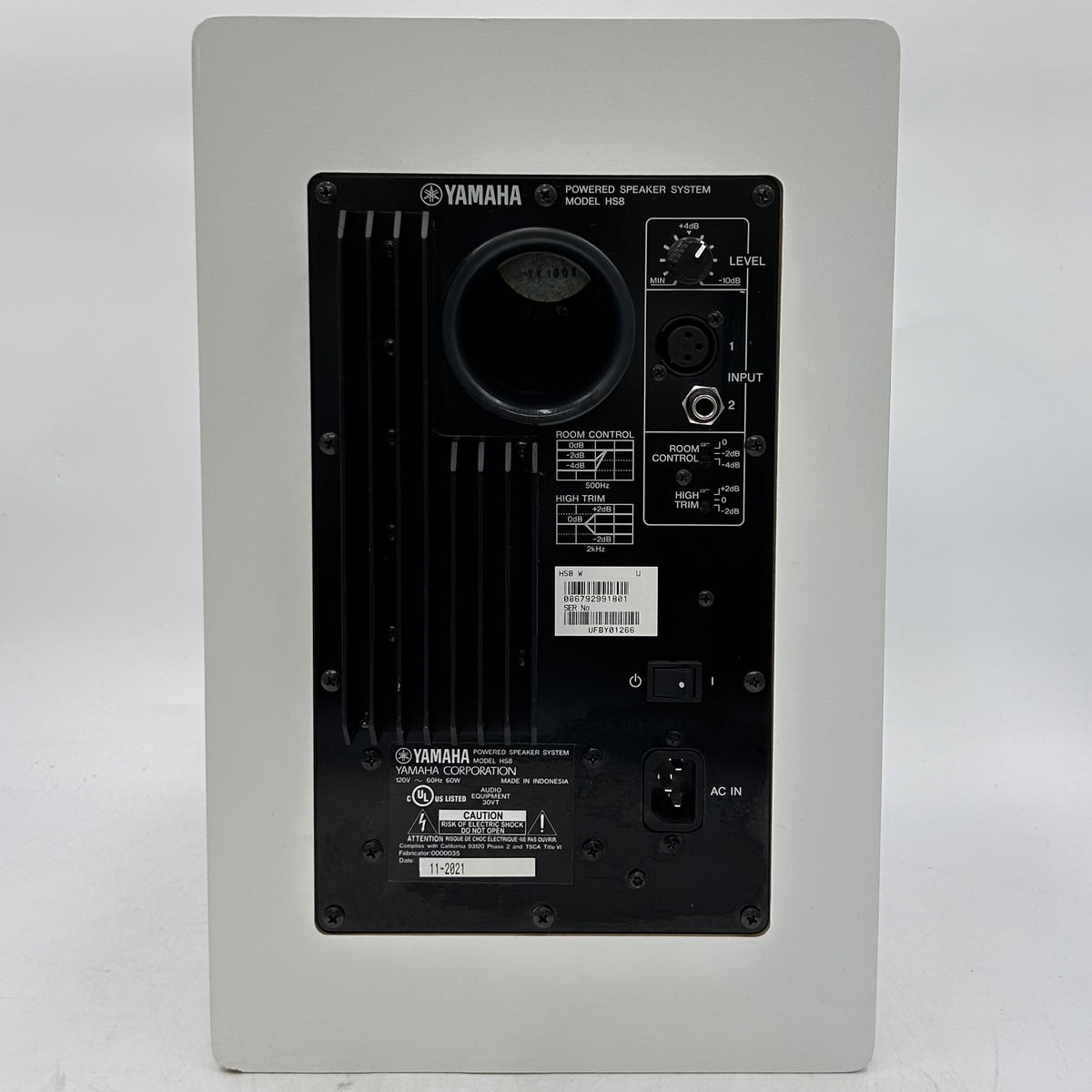 Yamaha HS8 2-Way Speaker System White HS8W