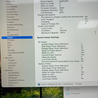 2024 Apple MacBook Air 13.6" M3 8C GPU 16GB RAM 256GB SSD A3113