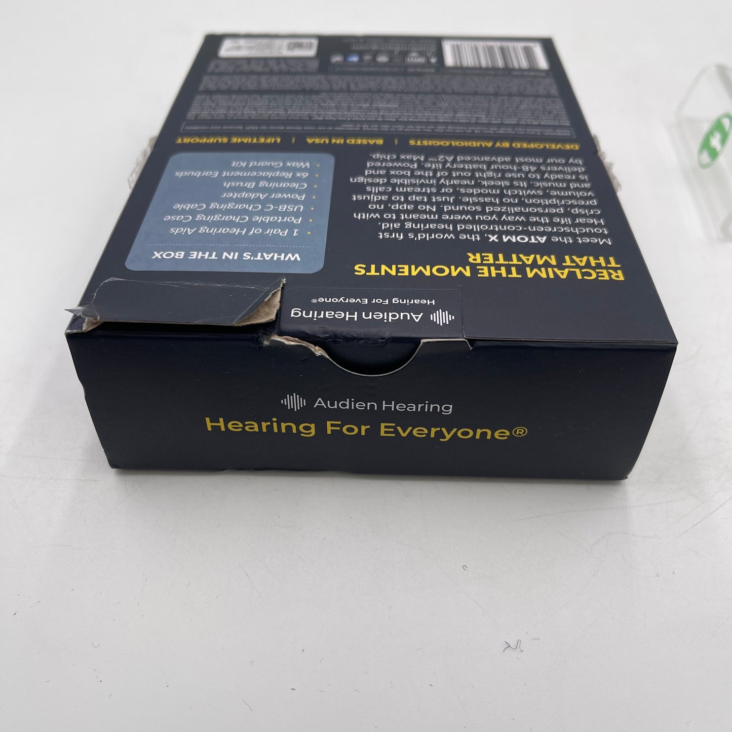 New Audien Atom X Rechargeable OTC Hearing Aids