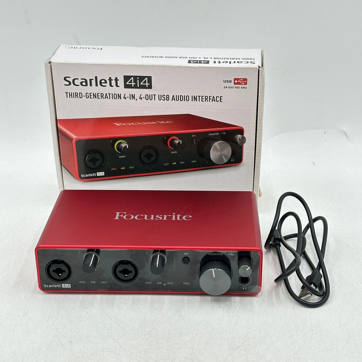 Focusrite Scarlett 4i4 (3rd Gen) USB Audio Interface MOSC0026