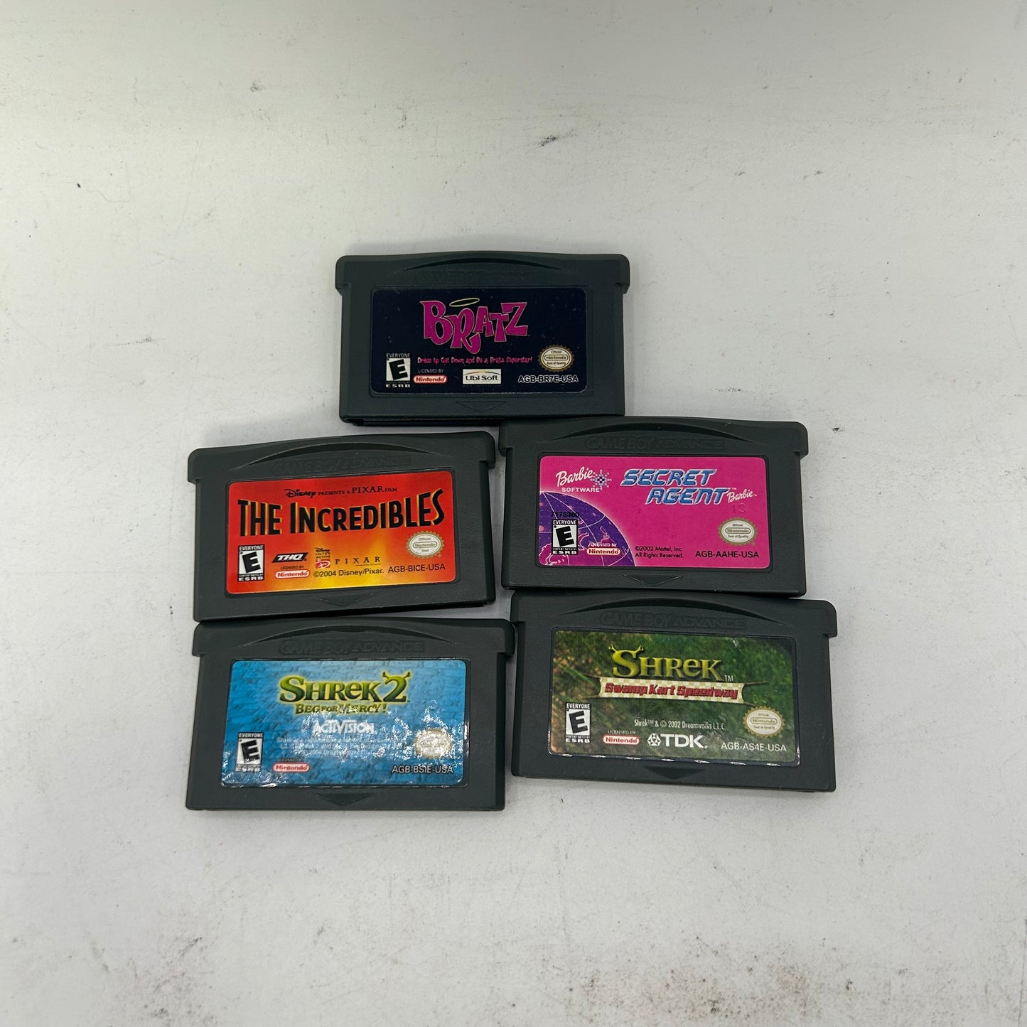 Lot of 5 Nintendo Game Boy Advance Games