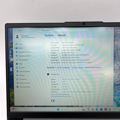 Lenovo IdeaPad Slim 3 15IAN8 15.6" i3-N305 1.8GHz 8GB RAM 128GB SSD