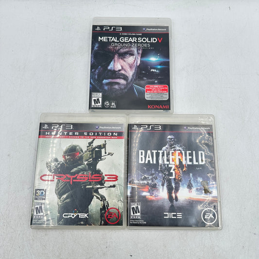 Lot of 3 Sony PlayStation 3 PS3 Games (Action Games) CIB