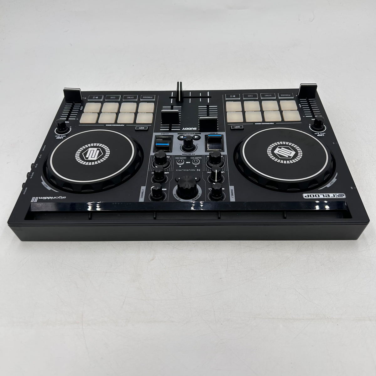 Reloop Buddy 2-Channel DJ Controller for iOS/ iPad OS/Android /Mac PC Black 