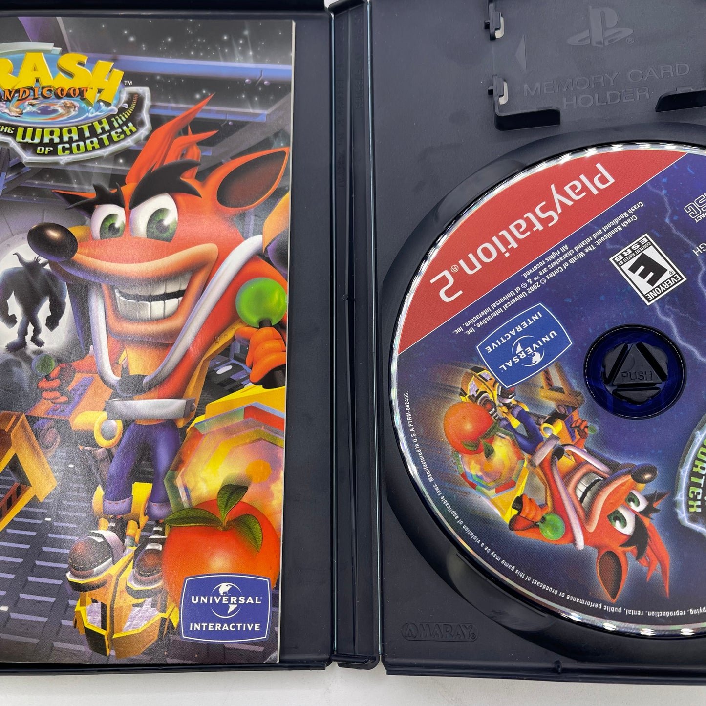 Crash Bandicoot: The Wrath of Cortex (Sony PlayStation 2 PS2, 2001)