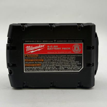 Milwaukee M18 REDLITHIUM XC5.0 18V Power Tool Battery 48-11-1850