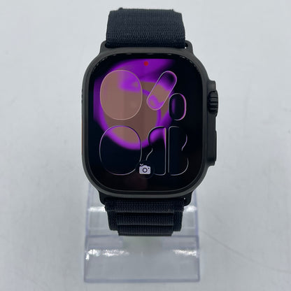 Unlocked Apple Watch Ultra 3 49MM Black Titanium Black Alpine Loop MF0Q4QF/A