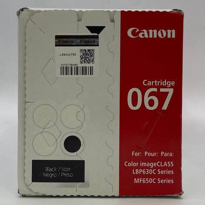 New Canon 067 5102C001AA Black Toner Cartridge
