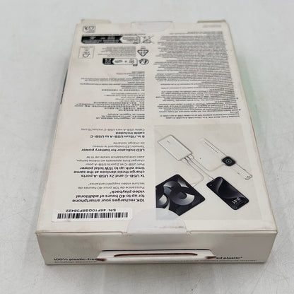 New Belkin BoostCharge Power Bank 10k 15W White