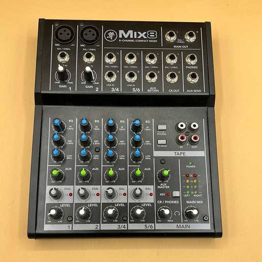 Mackie Compact Mix8 8-Channel Compact Mixer