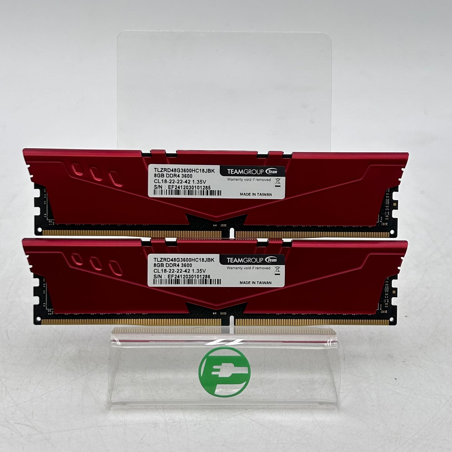 TeamGroup T-Force Vulcan 16GB (2x8GB) RAM DDR4 3600MHz TLZRD48G3600HC18JBK