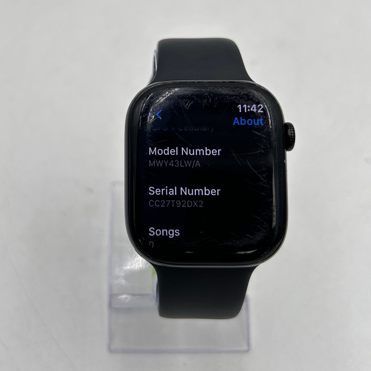 Unlocked Apple Watch Series 10 46MM Black Aluminum Black Sport Band MWY43LW/A