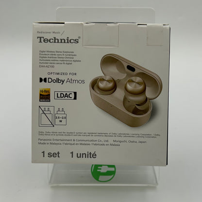 New Technics Digital Wireless Stereo Earphones Silver AZ100