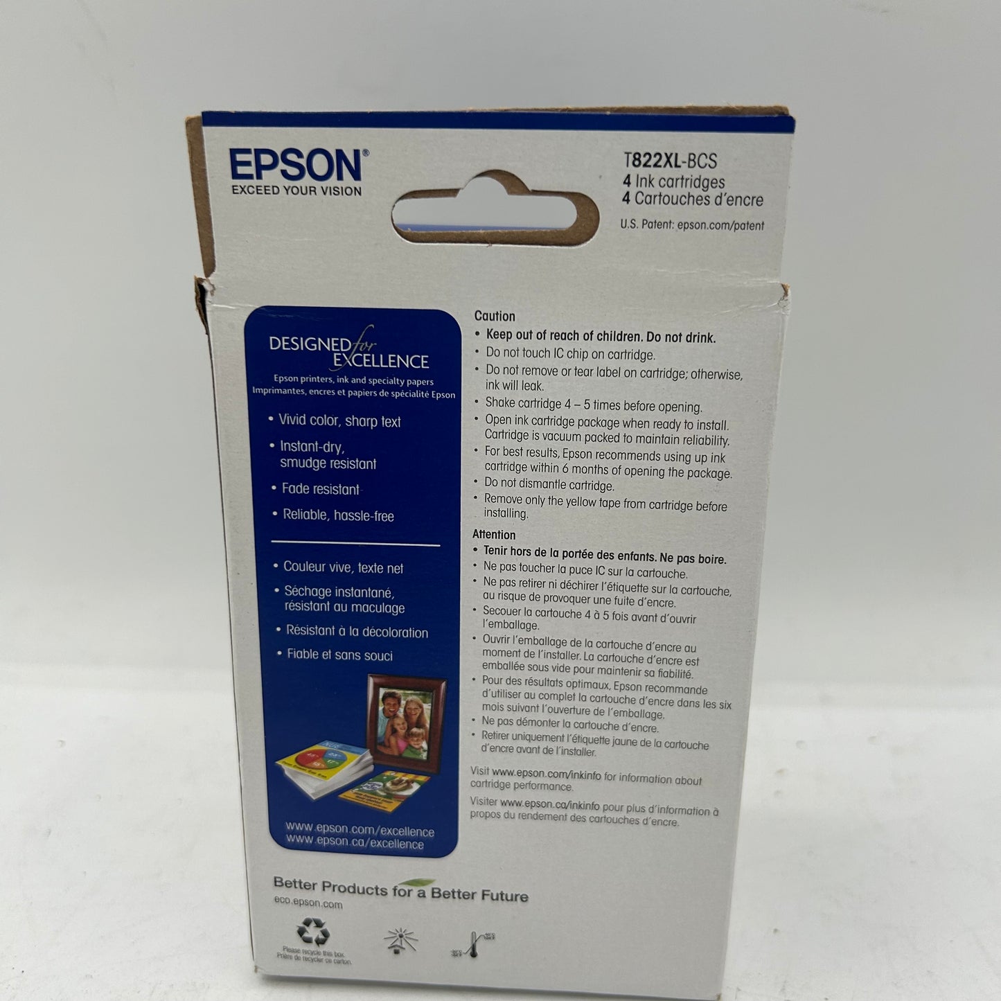 New Epson 822XL C13T05X923 Ink Cartridge