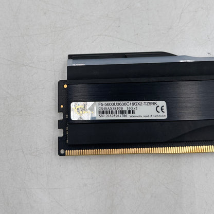 G.Skill Trident Z RGB 32GB (2x16GB) RAM DDR5 5600MHz F5-5600J3636C16GX2