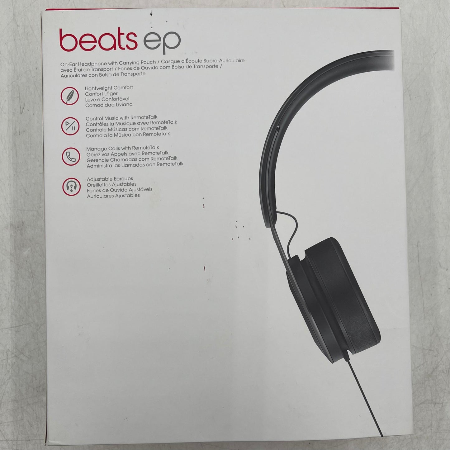 Beats EP Wired On-Ear Headphones Black ML992LL/A