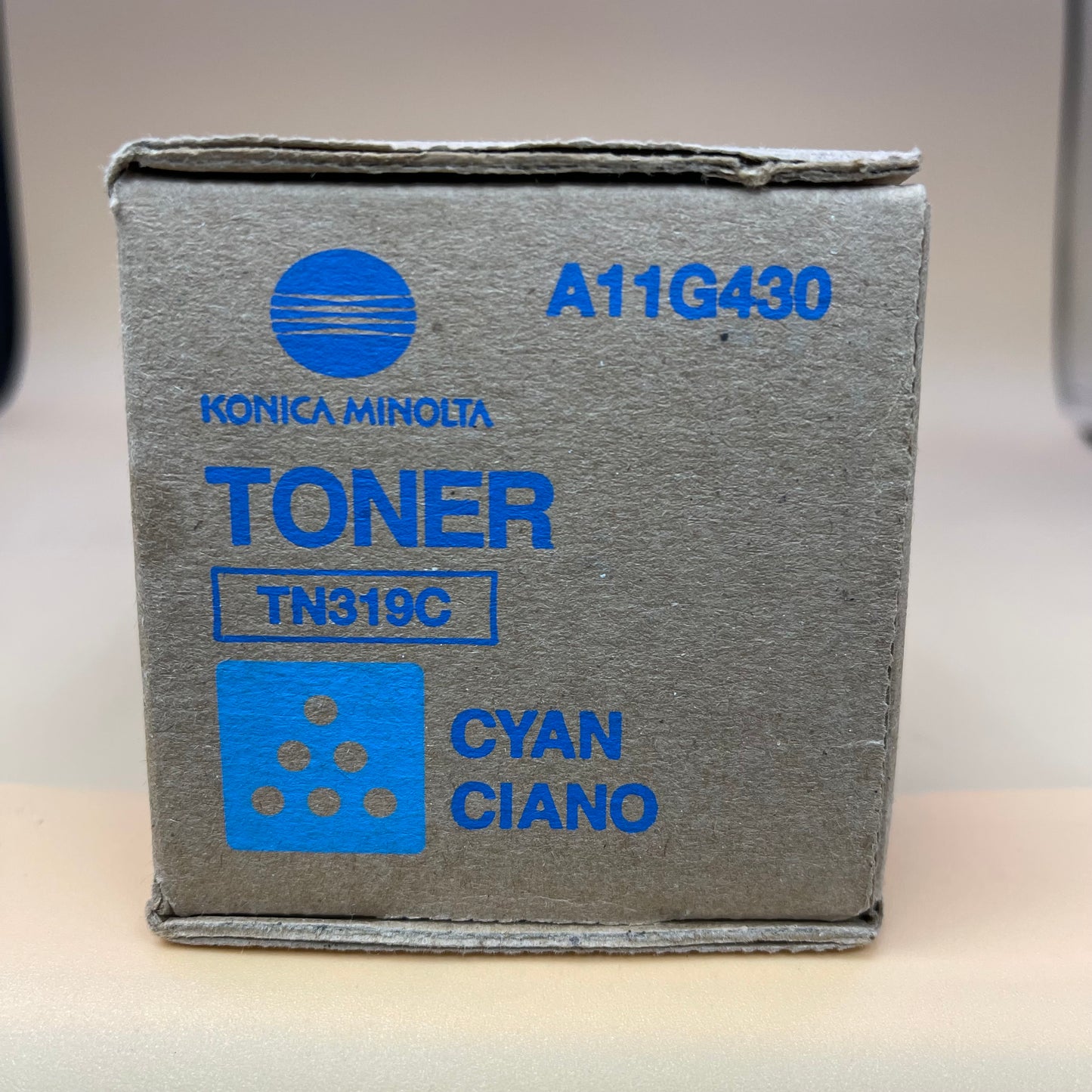 New Konica Minolta TN319C A11G430 Cyan Toner Cartridge