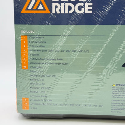 New Blue Ridge 47 pcs Household Project Kit BR9259U