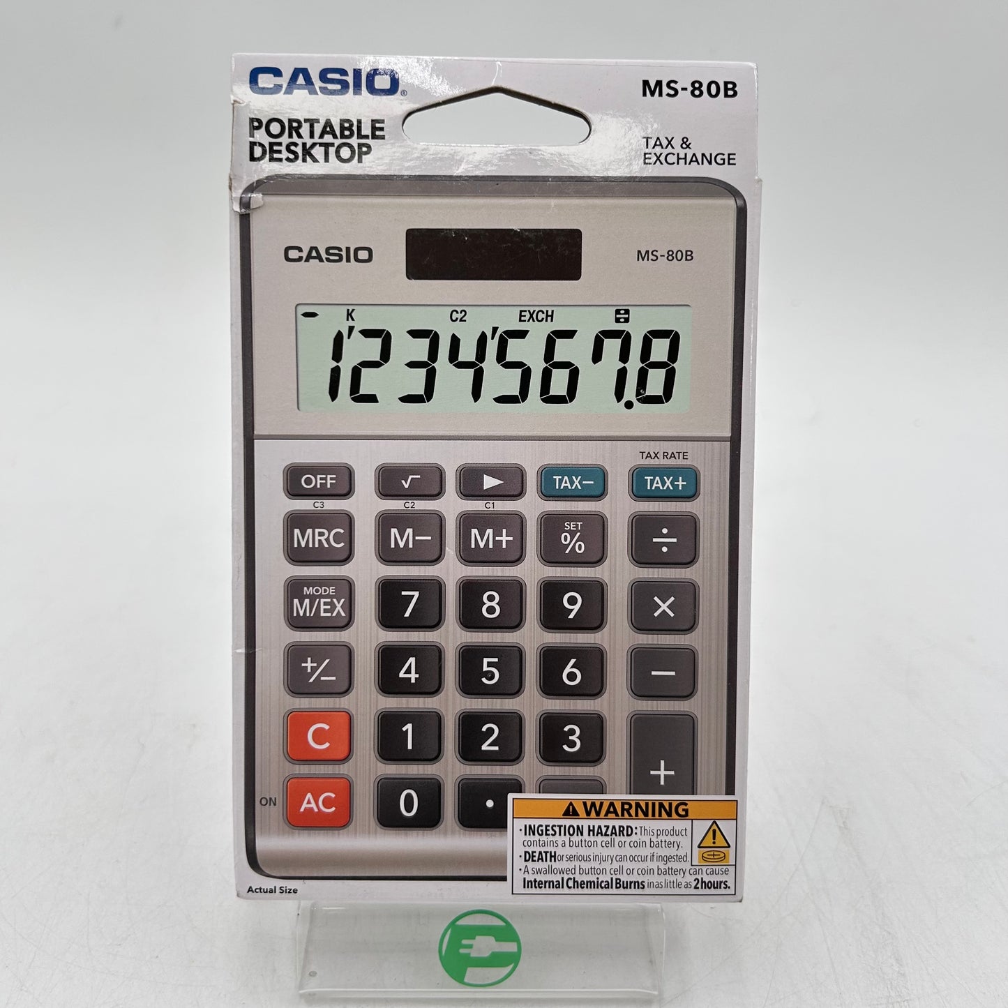 New Casio MS-80B Electronic Calculator