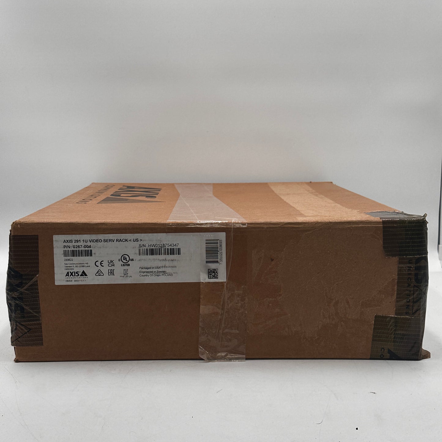 New Axis Communications 291 1U Video Server Rack 0267-004