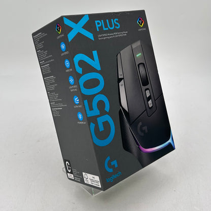 New Logitech G502 X Plus 910-006160 Wireless Gaming Mouse Black