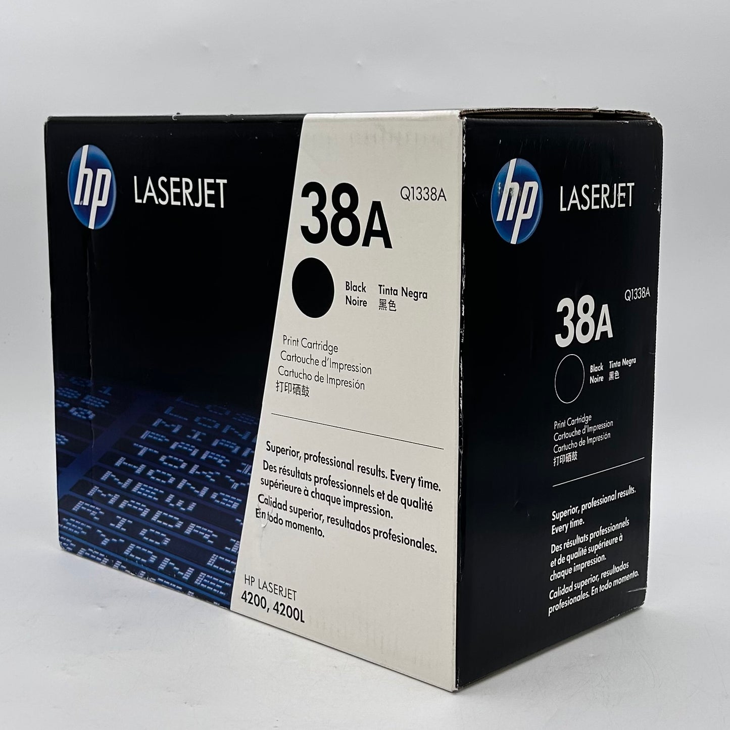 New HP Laser Jet 38A Q1338A Black Print Cartridge