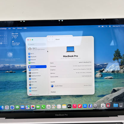 2020 Apple MacBook Pro 13.3" i7 2.3GHz 16GB RAM 512GB SSD Space Gray A2251