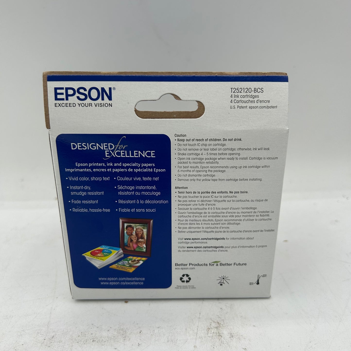 New Epson 252 Standard-Capacity C13T252620 Ink Cartridge