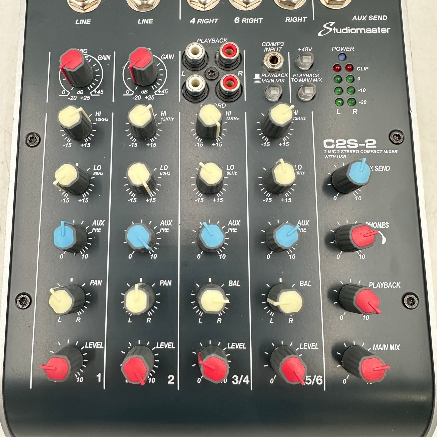 Studiomaster C2S-2 2-Channel Compact Mixer