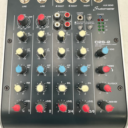 Studiomaster C2S-2 2-Channel Compact Mixer