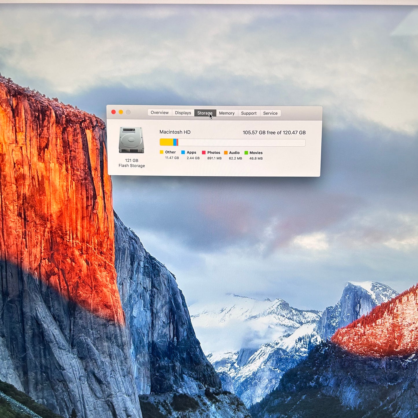 2015 Apple iMac 27" i7 4.0GHz 16GB RAM 128GB SSD Silver A1419