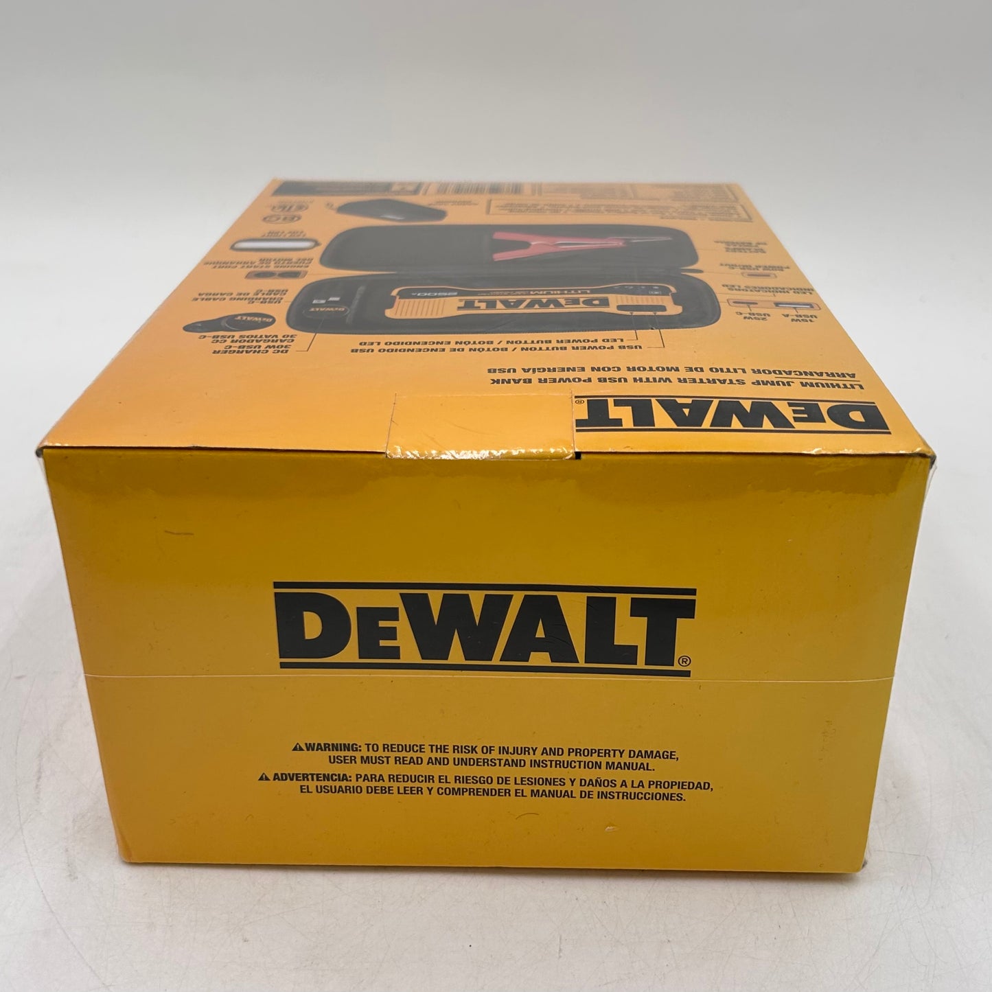 New DeWalt DXAELJ25C 12V Lithium Jump Starter with USB Power Bank