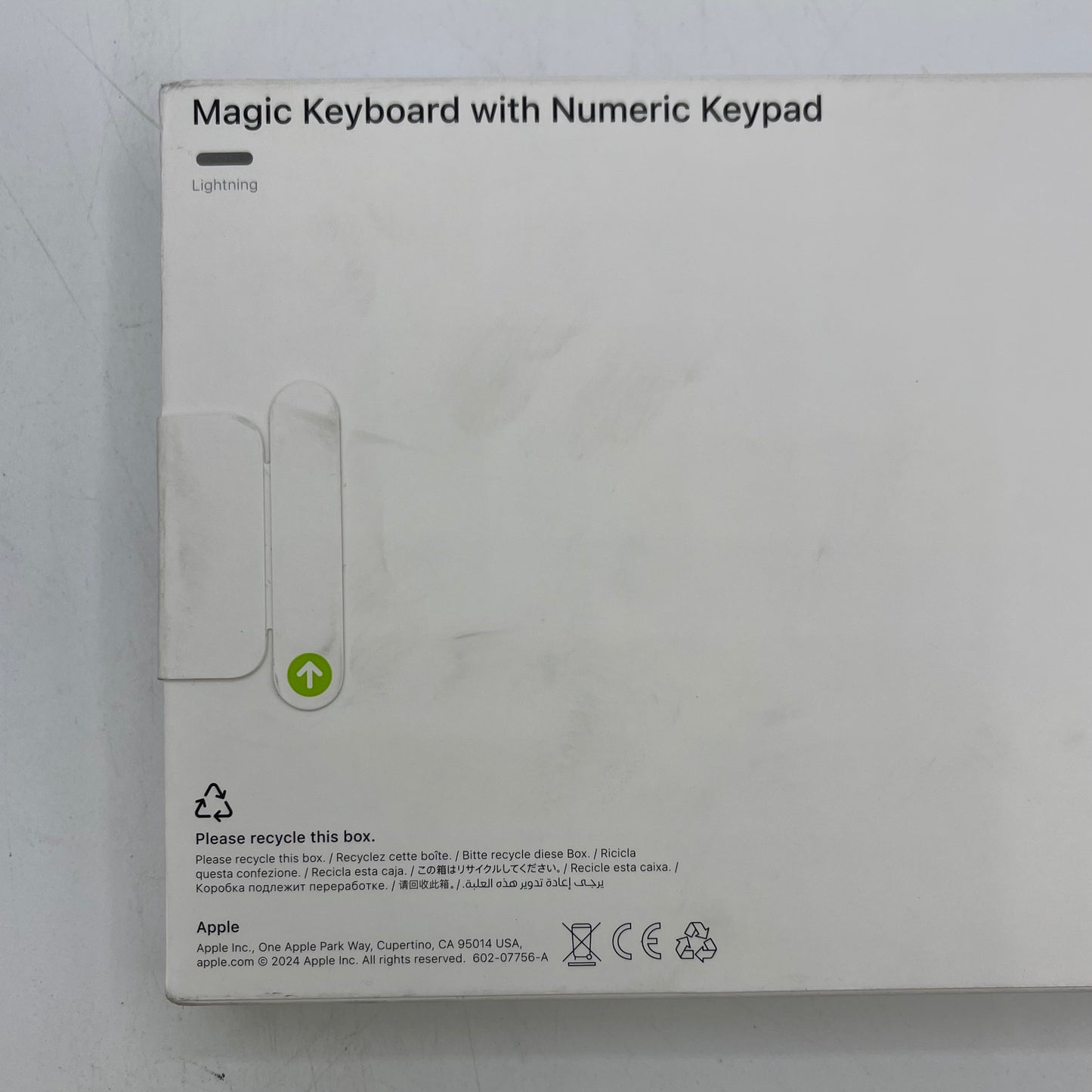 New Apple Magic Keyboard with Numeric Keypad White A1843 Keyboard