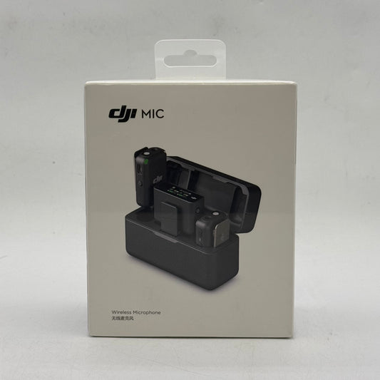 New DJI Mic (2TX+1RX+Charging Case) Wireless Microphone AST01
