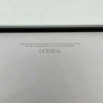 2020 Apple MacBook Pro 13.3" M1 8C GPU 3.2GHz 8GB RAM 256GB SSD A2338